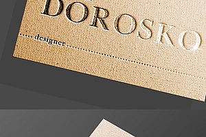 乌克兰设计师Viktoria名片设计作品