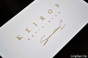 国外KEIROS美容院名片与礼品卡设计