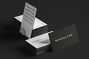 国外Meskalina Studio工作室名片设计