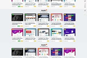 【ripro美化】原创设计子主题sheji-child素材资源下载站模板(集成后台+无授权+独家+独立运行)(兼容7.5)