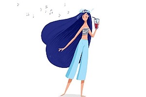 俄罗斯Lana Zorina插画设计《女孩》- 灵感