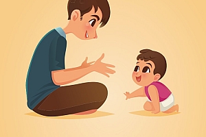 父亲节插画设计-附源文件下载- 灵感