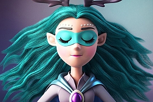 设计师Alina最新3D角色设计- 灵感