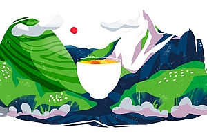 美国Iryna Korshak茶园插画设计作品- 灵感
