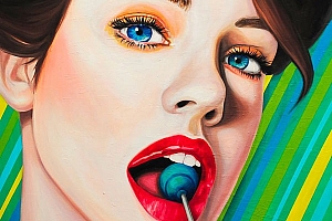 Michelle Tanguay棒棒糖女孩插画设计- 灵感