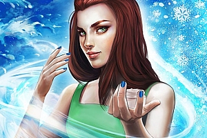 Kelly Cox健康与美丽主题人物插画设计- 灵感