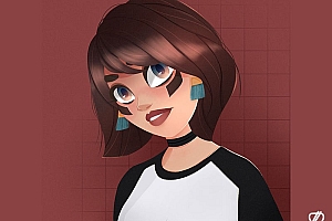 吸人眼球!一组绚丽的女孩头像灵感- 灵感