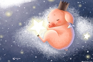 一组梦幻清新插图灵感- 灵感