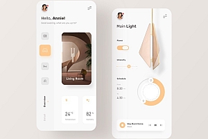 享受智能生活!12组智能家居app界面设计- 灵感