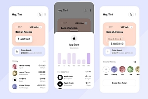 12组手机银行App界面设计灵感- 灵感