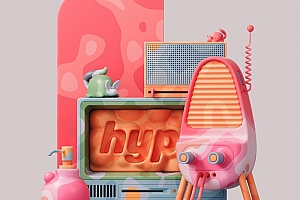 18款富有创意的C4D插图- 灵感