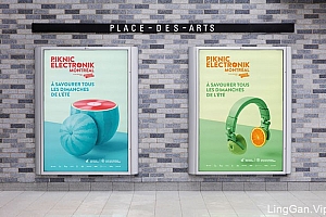 国外PiknicElectronik电子音乐节平面广告设计- 灵感