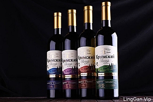 又一款精致美观的俄罗斯葡萄酒瓶贴设计- 灵感