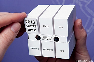 分享一款国外立方体创意日历设计作品- 灵感