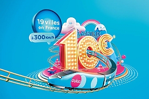 OUIGO法国国营铁路公司平面广告设计- 灵感