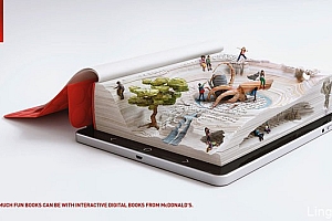 麦当劳“快乐的读者”主题平面广告设计- 灵感