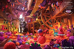 国外Whiskas伟嘉猫粮平面广告设计作品- 灵感