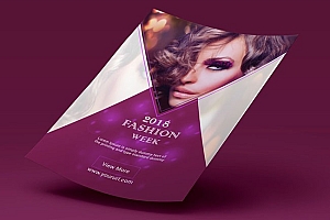 女性品牌的时尚传单模版设计- 灵感