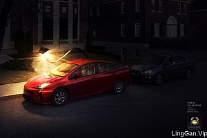 Sherlock汽车警报锁创意平面广告设计作品- 灵感