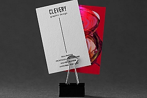 乌克兰Clevery名片设计作品NO.6- 灵感