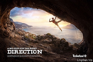 Timberland户外休闲鞋系类创意平面广告设计- 灵感