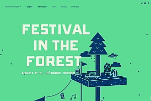 现年代的个性插画当道配图-网页UI设计- 灵感