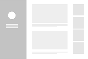 网页设计布局排版之动感相对自由式- 灵感